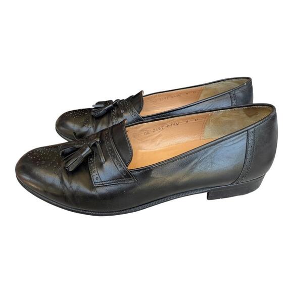 Vintage Salvatore Ferragamo Tassel Loafer Men size 8 D - Picture 1 of 6